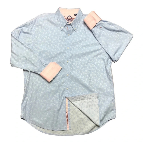 Robert Graham Monkey Business Button Down Shirt. Sz:XL - Picture 1 of 12